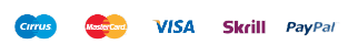 Supported payment cards